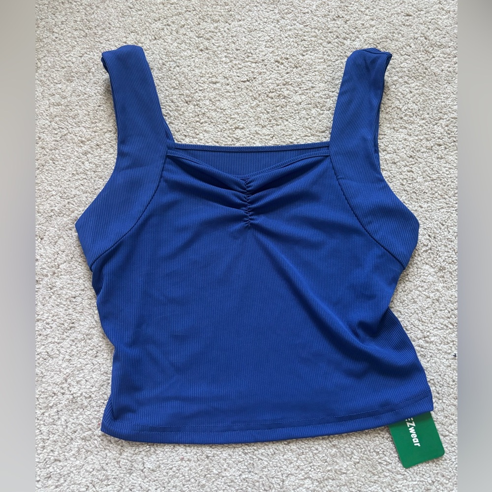 NWT Blue Sleeveless Top